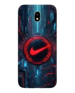 Чехол для Samsung Galaxy J7 2017 (J730F EU) с картинкой «Техногенный стиль Nike»