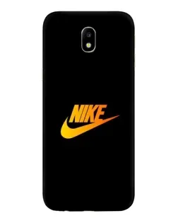 Чехол для Samsung Galaxy J7 2017 (J730F EU) с картинкой «Золотой логотип Nike»