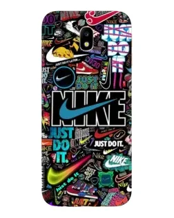 Чохол для Samsung Galaxy J7 2017 (J730F EU) з картинкою «Яскравий колаж Nike»