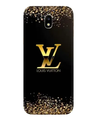 Чехол для Samsung Galaxy J7 2017 (J730F EU) с картинкой «LV — золотые искры»
