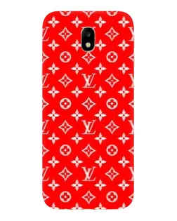 Чехол для Samsung Galaxy J7 2017 (J730F EU) с картинкой «Яркий паттерн LV»