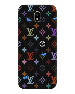 Чехол для Samsung Galaxy J7 2017 (J730F EU) с картинкой «Цветная монограмма LV»