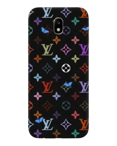 Чехол для Samsung Galaxy J7 2017 (J730F EU) с картинкой «Цветная монограмма LV»