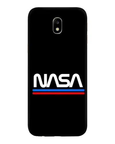 Чехол для Samsung Galaxy J7 2017 (J730F EU) с картинкой «NASA — классика Red Blue»