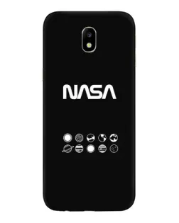 Чехол для Samsung Galaxy J7 2017 (J730F EU) с картинкой «NASA — технический принт»