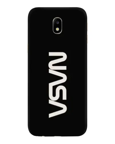 Чехол для Samsung Galaxy J7 2017 (J730F EU) с картинкой «NASA — вертикальный логотип»