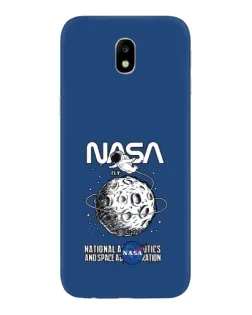Чехол для Samsung Galaxy J7 2017 (J730F EU) с картинкой «NASA — лунная миссия»