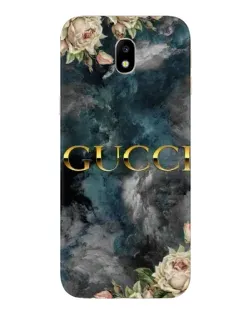 Чехол для Samsung Galaxy J7 2017 (J730F EU) с картинкой «Абстрактные цветы Gucci»
