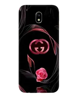 Чехол для Samsung Galaxy J7 2017 (J730F EU) с картинкой «Gucci — неоновая роза»