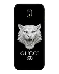 Чохол для Samsung Galaxy J7 2017 (J730F EU) з картинкою «Gucci — срібний лев»