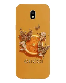 Чохол для Samsung Galaxy J7 2017 (J730F EU) з картинкою «Gucci — золоті метелики»