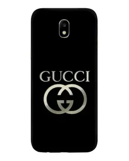 Чохол для Samsung Galaxy J7 2017 (J730F EU) з картинкою «Gucci — золото на чорному»