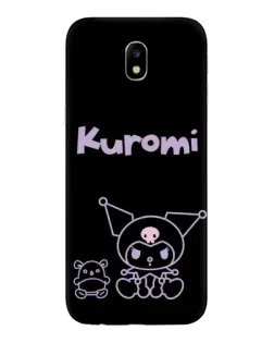 Чехол для Samsung Galaxy J7 2017 (J730F EU) с картинкой «Kuromi — черный минимализм» Чехол для Samsung Galaxy J7 2017 (J730F EU) с картинкой «Kuromi — черный минимализм»