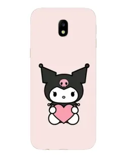 Чехол для Samsung Galaxy J7 2017 (J730F EU) с картинкой «Kuromi и сердце»
