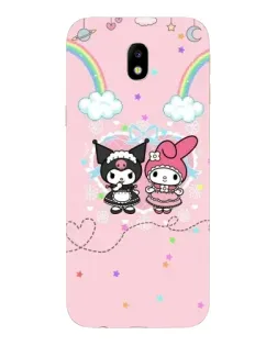 Чехол для Samsung Galaxy J7 2017 (J730F EU) с картинкой «My Melody и Kuromi»