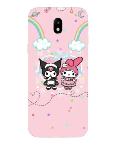 Чехол для Samsung Galaxy J7 2017 (J730F EU) с картинкой «My Melody и Kuromi» Чехол для Samsung Galaxy J7 2017 (J730F EU) с картинкой «My Melody и Kuromi»