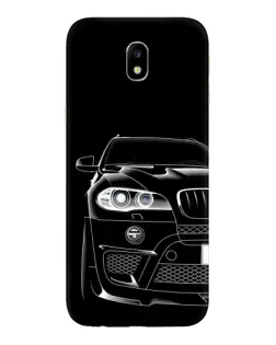 Чехол для Samsung Galaxy J7 2017 (J730F EU) с картинкой «Темный силуэт BMW»