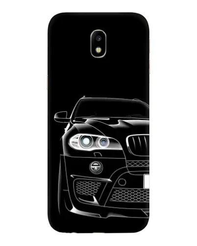 Чехол для Samsung Galaxy J7 2017 (J730F EU) с картинкой «Темный силуэт BMW»