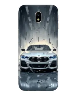 Чехол для Samsung Galaxy J7 2017 (J730F EU) с картинкой «BMW в свете фар»