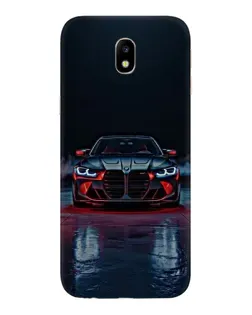 Чехол для Samsung Galaxy J7 2017 (J730F EU) с картинкой «BMW на мокрой дороге»