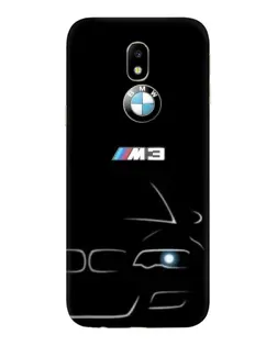 Чехол для Samsung Galaxy J7 2017 (J730F EU) с картинкой «Минималистичный принт BMW M3»
