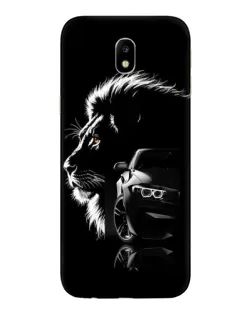Чехол для Samsung Galaxy J7 2017 (J730F EU) с картинкой «BMW и лев»