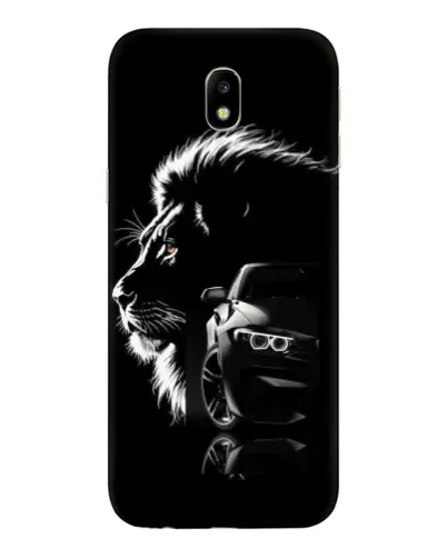 Чехол для Samsung Galaxy J7 2017 (J730F EU) с картинкой «BMW и лев»