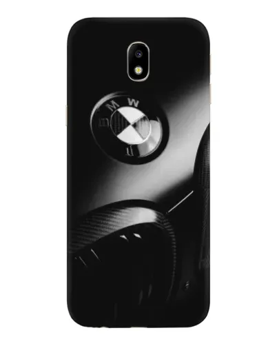 Чехол для Samsung Galaxy J7 2017 (J730F EU) с картинкой «Эмблема BMW — макро»