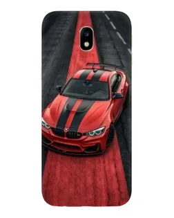 Чехол для Samsung Galaxy J7 2017 (J730F EU) с картинкой «BMW на красной дорожке»