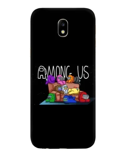 Чехол для Samsung Galaxy J7 2017 (J730F EU) с картинкой «Логотип Among Us» Чехол для Samsung Galaxy J7 2017 (J730F EU) с картинкой «Логотип Among Us»