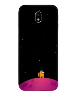 Чохол для Samsung Galaxy J7 2017 (J730F EU) з картинкою «Самотній герой на планеті»