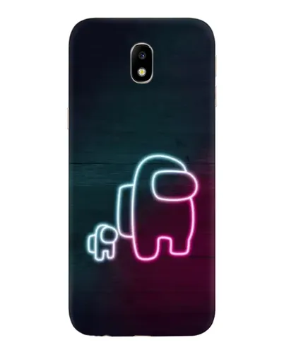 Чехол для Samsung Galaxy J7 2017 (J730F EU) с картинкой «Among Us неон-арт» Чехол для Samsung Galaxy J7 2017 (J730F EU) с картинкой «Among Us неон-арт»