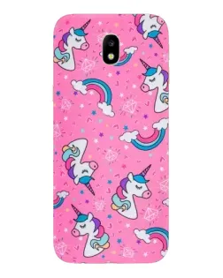 Чехол для Samsung Galaxy J7 2017 (J730F EU) с картинкой «Unicorn паттерн розовый» Чехол для Samsung Galaxy J7 2017 (J730F EU) с картинкой «Unicorn паттерн розовый»