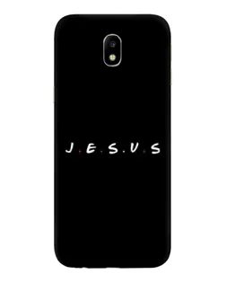 Чехол для Samsung Galaxy J7 2017 (J730F EU) с картинкой «Точки веры J.E.S.U.S.»