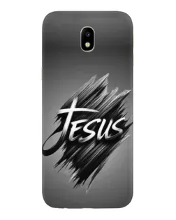 Чехол для Samsung Galaxy J7 2017 (J730F EU) с картинкой «Надпись Jesus Graffiti»