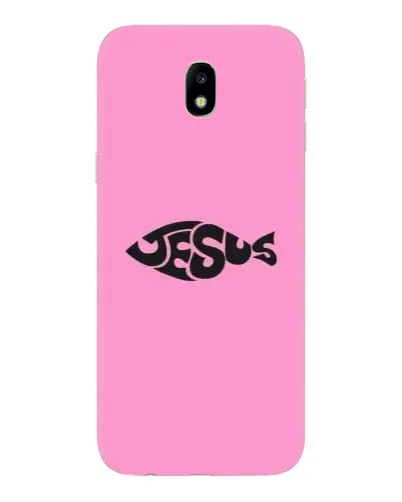 Чехол для Samsung Galaxy J7 2017 (J730F EU) с картинкой «Розовый символ  Jesus»