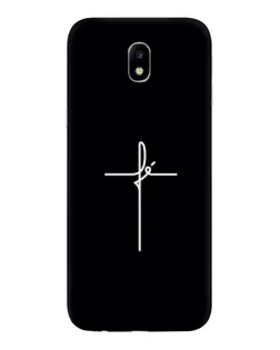 Чехол для Samsung Galaxy J7 2017 (J730F EU) с картинкой «Тонкий крест»