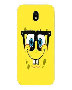 Чехол для Samsung Galaxy J7 2017 (J730F EU) с картинкой «Минималистичный Спанч Боб» Чехол для Samsung Galaxy J7 2017 (J730F EU) с картинкой «Минималистичный Спанч Боб»