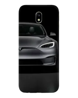 Чехол для Samsung Galaxy J7 2017 (J730F EU) с картинкой «Tesla Model S Look» Чехол для Samsung Galaxy J7 2017 (J730F EU) с картинкой «Tesla Model S Look»