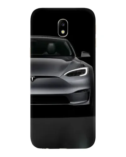 Чехол для Samsung Galaxy J7 2017 (J730F EU) с картинкой «Tesla Model S Look»