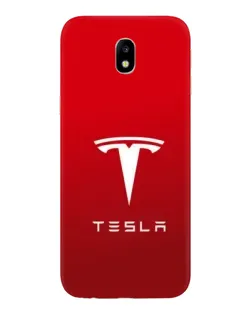 Чехол для Samsung Galaxy J7 2017 (J730F EU) с картинкой «Tesla Red Classic» Чехол для Samsung Galaxy J7 2017 (J730F EU) с картинкой «Tesla Red Classic»