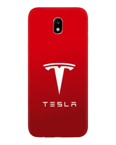 Чехол для Samsung Galaxy J7 2017 (J730F EU) с картинкой «Tesla Red Classic»