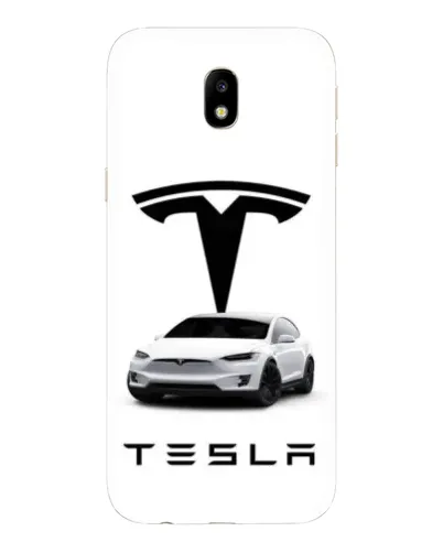 Чехол для Samsung Galaxy J7 2017 (J730F EU) с картинкой «Tesla White Style»