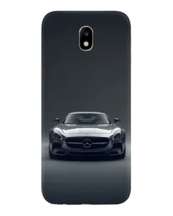 Чехол для Samsung Galaxy J7 2017 (J730F EU) с картинкой «Mercedes на черном»