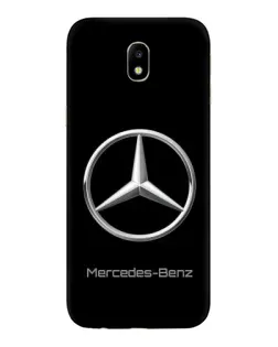 Чехол для Samsung Galaxy J7 2017 (J730F EU) с картинкой «Mercedes Silver Logo»