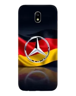 Чехол для Samsung Galaxy J7 2017 (J730F EU) с картинкой «Mercedes — флаг Германии»