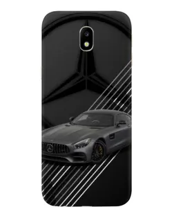 Чехол для Samsung Galaxy J7 2017 (J730F EU) с картинкой «Mercedes AMG — графика»