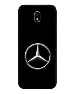 Чехол для Samsung Galaxy J7 2017 (J730F EU) с картинкой «Mercedes классический лого»