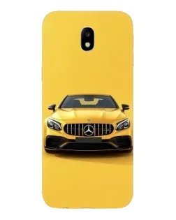 Чехол для Samsung Galaxy J7 2017 (J730F EU) с картинкой «Желтый Mercedes GT»