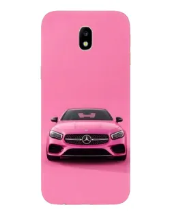 Чохол для Samsung Galaxy J7 2017 (J730F EU) з картинкою «Рожевий Mercedes AMG»
